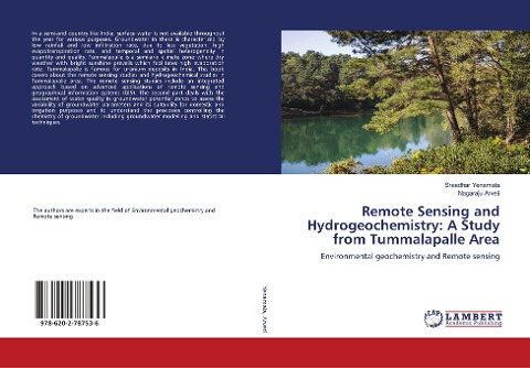 Remote Sensing and Hydrogeochemistry: A Study from Tummalapalle Area: Environmental geochemistry and Remote sensing