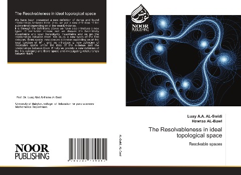 The Resolvableness in ideal topological space: Resolvable spaces