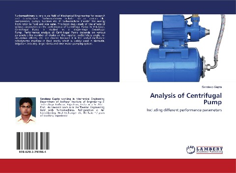 Analysis of Centrifugal Pump: Including different performance parameters