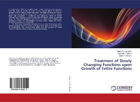 Treatment of Slowly Changing Functions upon Growth of Entire Functions