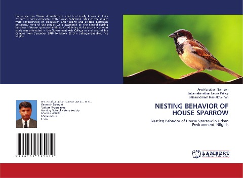 NESTING BEHAVIOR OF HOUSE SPARROW: Nesting Behavior of House Sparrow in Urban Environment, Nilgiris