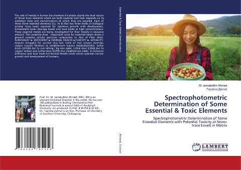 Spectrophotometric Determination of Some Essential & Toxic Elements: Spectrophotometric Determination of Some Essential Elements with Potential Toxicity at Nono-trace Levels in Matrix