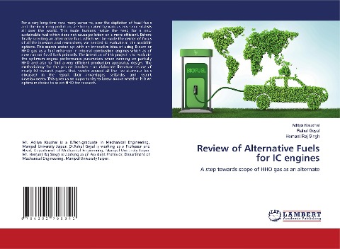 Review of Alternative Fuels for IC engines: A step towards scope of HHO gas as an alternate