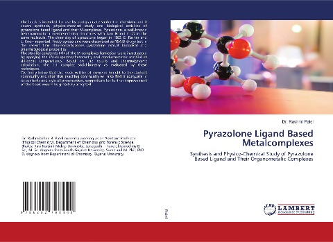 Pyrazolone Ligand Based Metalcomplexes: Synthesis and Physico-Chemical Study of Pyrazolone Based Ligand and Their Organometalic Complexes