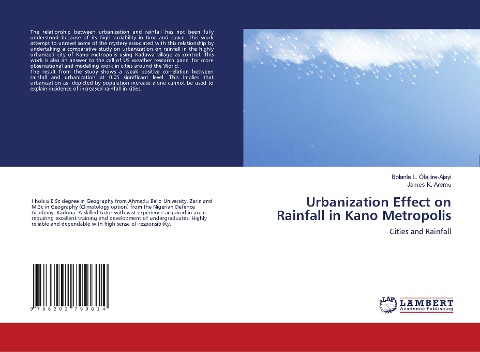 Urbanization Effect on Rainfall in Kano Metropolis: Cities and Rainfall