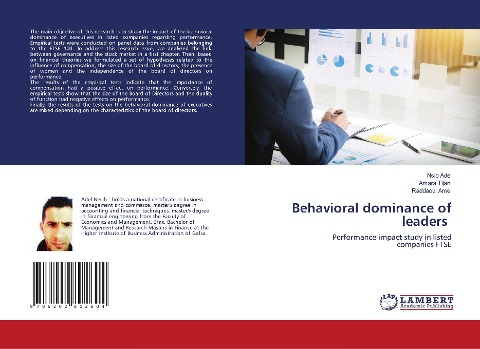Behavioral dominance of leaders: Performance impact study in listedcompanies FTSE