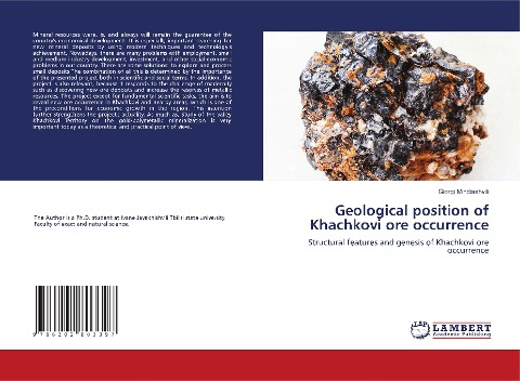 Geological position of Khachkovi ore occurrence: Structural features and genesis of Khachkovi ore occurrence