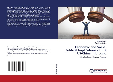 Economic and Socio-Political Implications of the US-China Imbroglio: Conflict Resolution as a Panacea