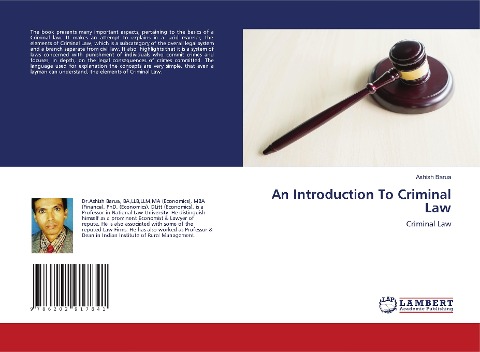 An Introduction To Criminal Law: Criminal Law