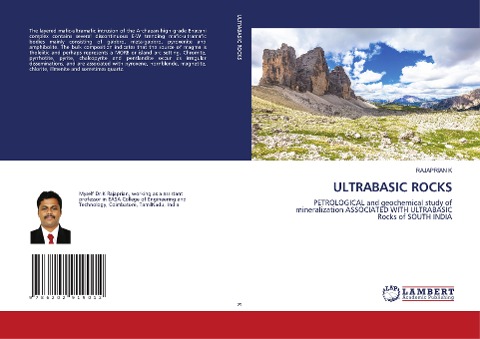 ULTRABASIC ROCKS: PETROLOGICAL and geochemical study of mineralization ASSOCIATED WITH ULTRABASIC Rocks of SOUTH INDIA