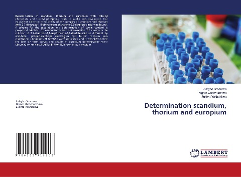 Determination scandium, thorium and europium