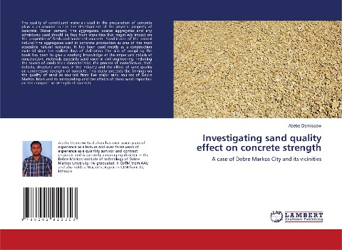 Investigating sand quality effect on concrete strength: A case of Debre Markos City and its vicinities