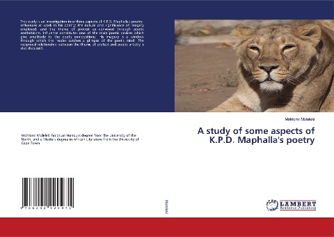 A study of some aspects of K.P.D. Maphallas poetry