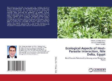 Ecological Aspects of Host-Parasite Interaction, Nile Delta, Egypt: Host-Parasite Relationship Among some Flowering Plants