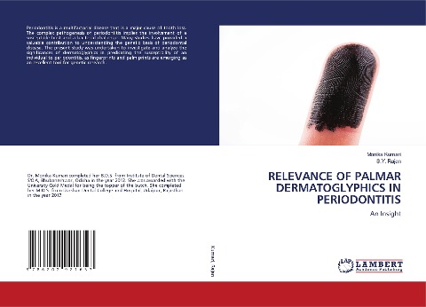 RELEVANCE OF PALMAR DERMATOGLYPHICS IN PERIODONTITIS: An Insight