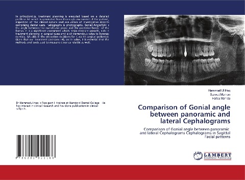 Comparison of Gonial angle between panoramic and lateral Cephalograms: Comparison of Gonial angle between panoramic and lateral Cephalograms Cephalograms in Sagittal Facial patterns