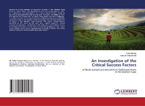 An Investigation of the Critical Success Factors: of Black-owned Commercial Farm Real Estate Niche in the Western Cape
