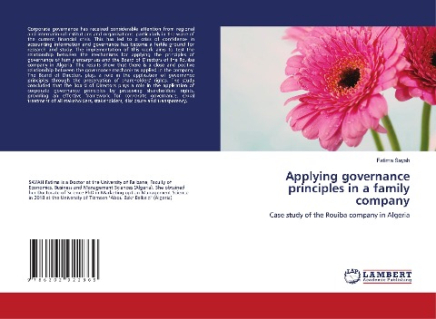 Applying governance principles in a family company: Case study of the Rouiba company in Algeria