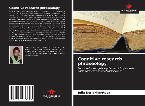 Cognitive research phraseology: Functional and cognitive potential of English verb-name phraseomatic word combinations