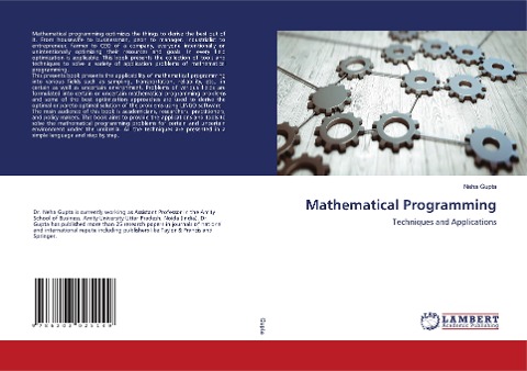 Mathematical Programming: Techniques and Applications