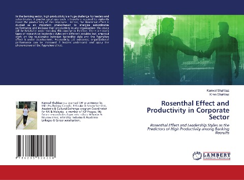 Rosenthal Effect and Productivity in Corporate Sector: Rosenthal Effect and Leadership Styles as the Predictors of High Productivity among Banking Recruits