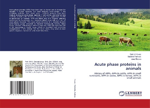 Acute phase proteins in animals: History of APPs, APPs in cattle, APPs in small ruminants, APPs in swine, APPs in horses, APPs in small animals
