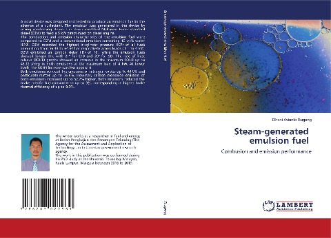 Steam-generated emulsion fuel: Combusion and emission performance