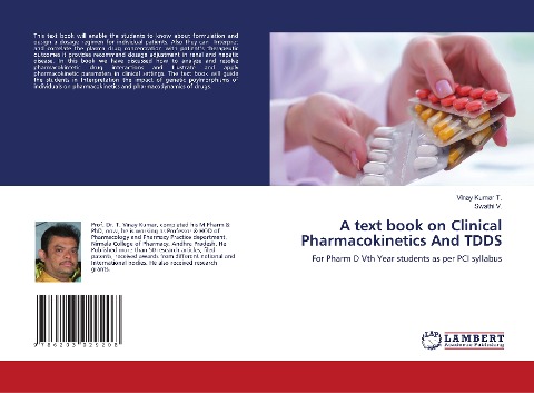 A text book on Clinical Pharmacokinetics And TDDS: For Pharm D Vth Year students as per PCI syllabus
