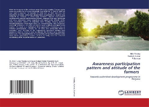 Awareness participation pattern and attitude of the farmers: towards watershed development programme in Haryana