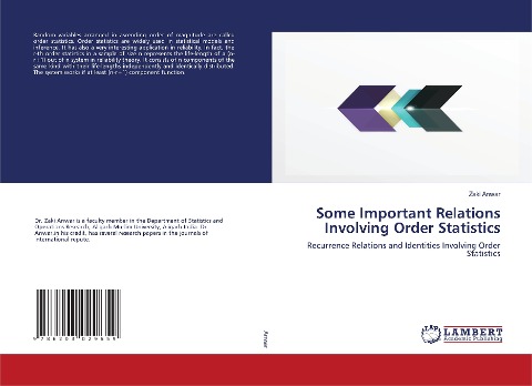 Some Important Relations Involving Order Statistics: Recurrence Relations and Identities Involving Order Statistics