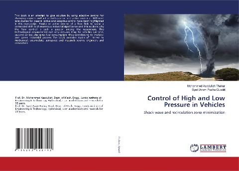 Control of High and Low Pressure in Vehicles: Shock wave and recirculation zone minimization