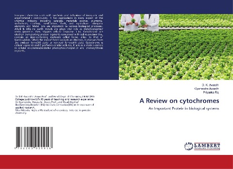 A Review on cytochromes: An Important Protein in biological systems