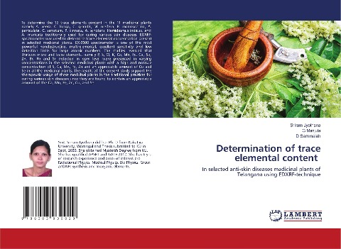 Determination of trace elemental content: In selected anti-skin diseases medicinal plants of Telangana using EDXRF-technique