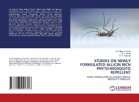 STUDIES ON NEWLY FORMULATED ALLICIN RICH PHYTO-MOSQUITO REPELLENT: NEWLY FORMULATED ALLICIN RICH PHYTO-MOSQUITO REPELLENT