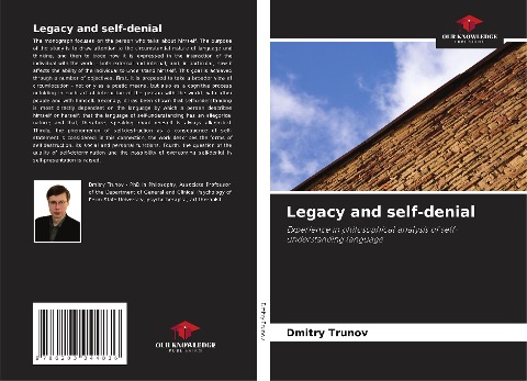 Legacy and self-denial: Experience in philosophical analysis of self-understanding language