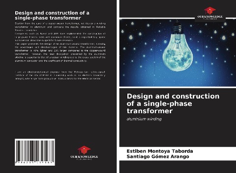 Design and construction of a single-phase transformer: aluminium winding