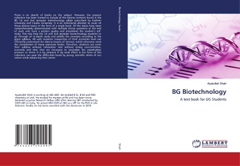 BG Biotechnology: A text book for UG Students