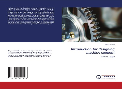 Introduction for designing machine element: Machine Design