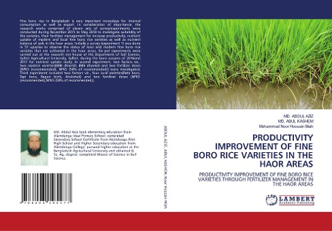 PRODUCTIVITY IMPROVEMENT OF FINE BORO RICE VARIETIES IN THE HAOR AREAS: PRODUCTIVITY IMPROVEMENT OF FINE BORO RICE VARIETIES THROUGH FERTILIZER MANAGEMENT IN THE HAOR AREAS