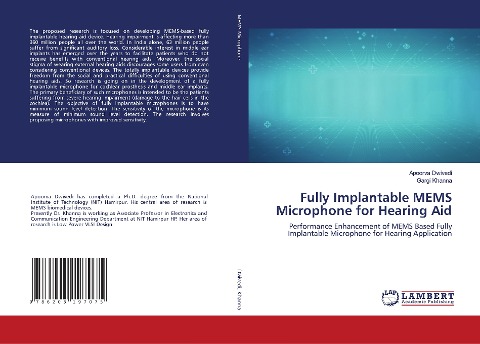 Fully Implantable MEMS Microphone for Hearing Aid: Performance Enhancement of MEMS Based Fully Implantable Microphone for Hearing Application