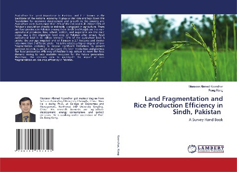 Land Fragmentation and Rice Production Efficiency in Sindh, Pakistan: A Survey Hand Book