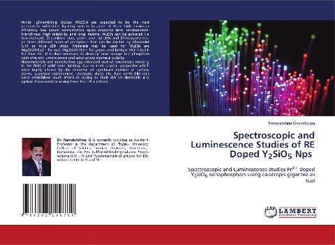 Spectroscopic and Luminescence Studies of RE Doped Y2SiO5 Nps: Spectroscopic and Luminescence studies Pr3+ doped Y2SiO5 nanophosphors using calotropis gigantea as fuel