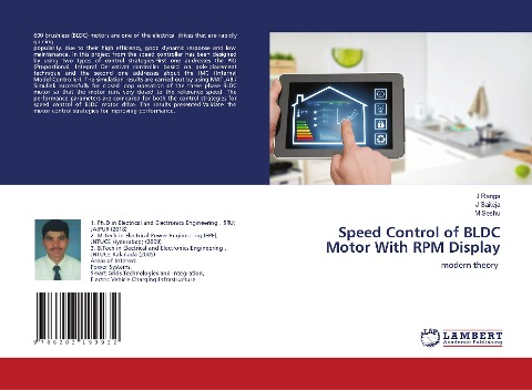 Speed Control of BLDC Motor With RPM Display: modern theory
