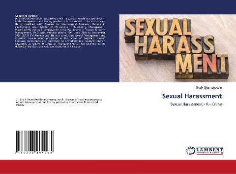 Sexual Harassment: Sexual Harassment - A - Crime