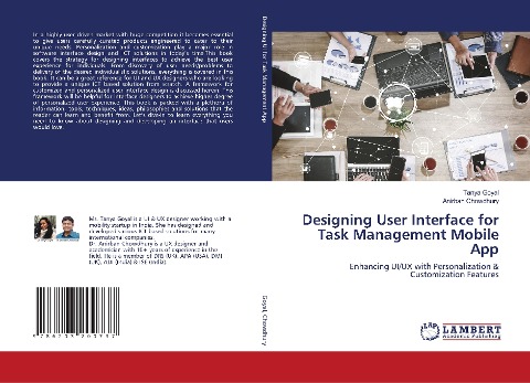 Designing User Interface for Task Management Mobile App: Enhancing UI/UX with Personalization & Customization Features