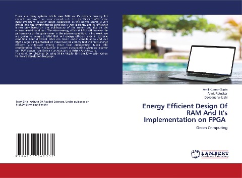 Energy Efficient Design Of RAM And Its Implementation on FPGA: Green Computing