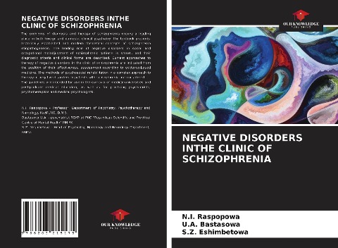 NEGATIVE DISORDERS INTHE CLINIC OF SCHIZOPHRENIA