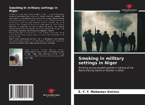 Smoking in military settings in Niger: Smoking among student guards in training at the Basra training centre in Niamey in 2019.