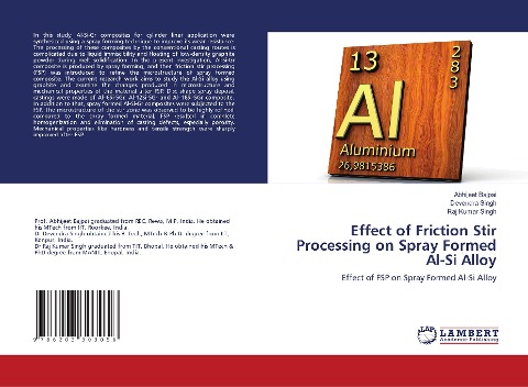 Effect of Friction Stir Processing on Spray Formed Al-Si Alloy: Effect of FSP on Spray Formed Al-Si Alloy
