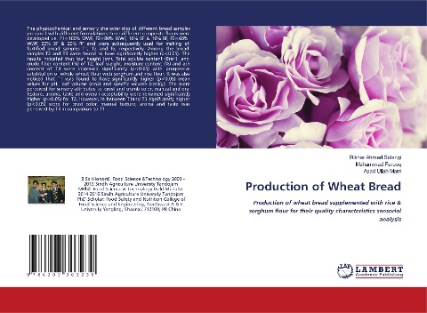 Production of Wheat Bread: Production of wheat bread supplemented with rice & sorghum flour for their quality characteristics sensorial analysis